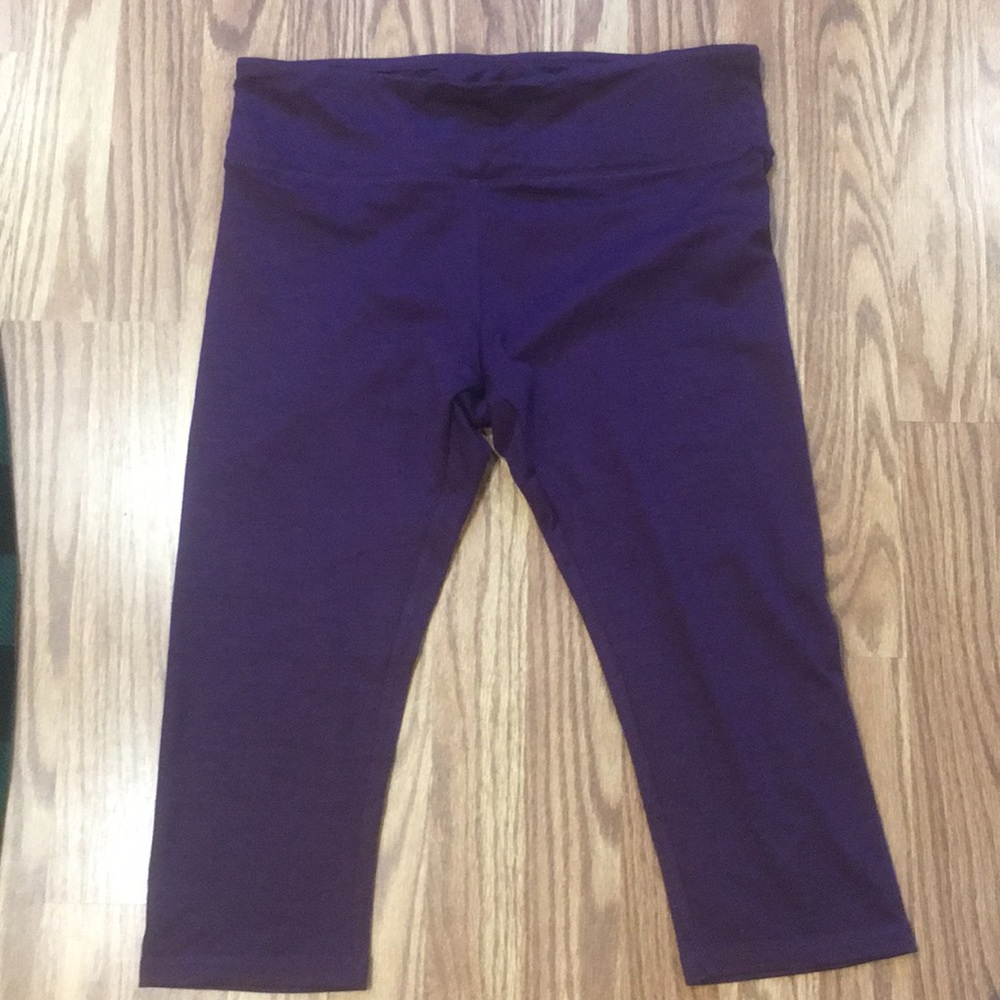 Purple Capri leggings